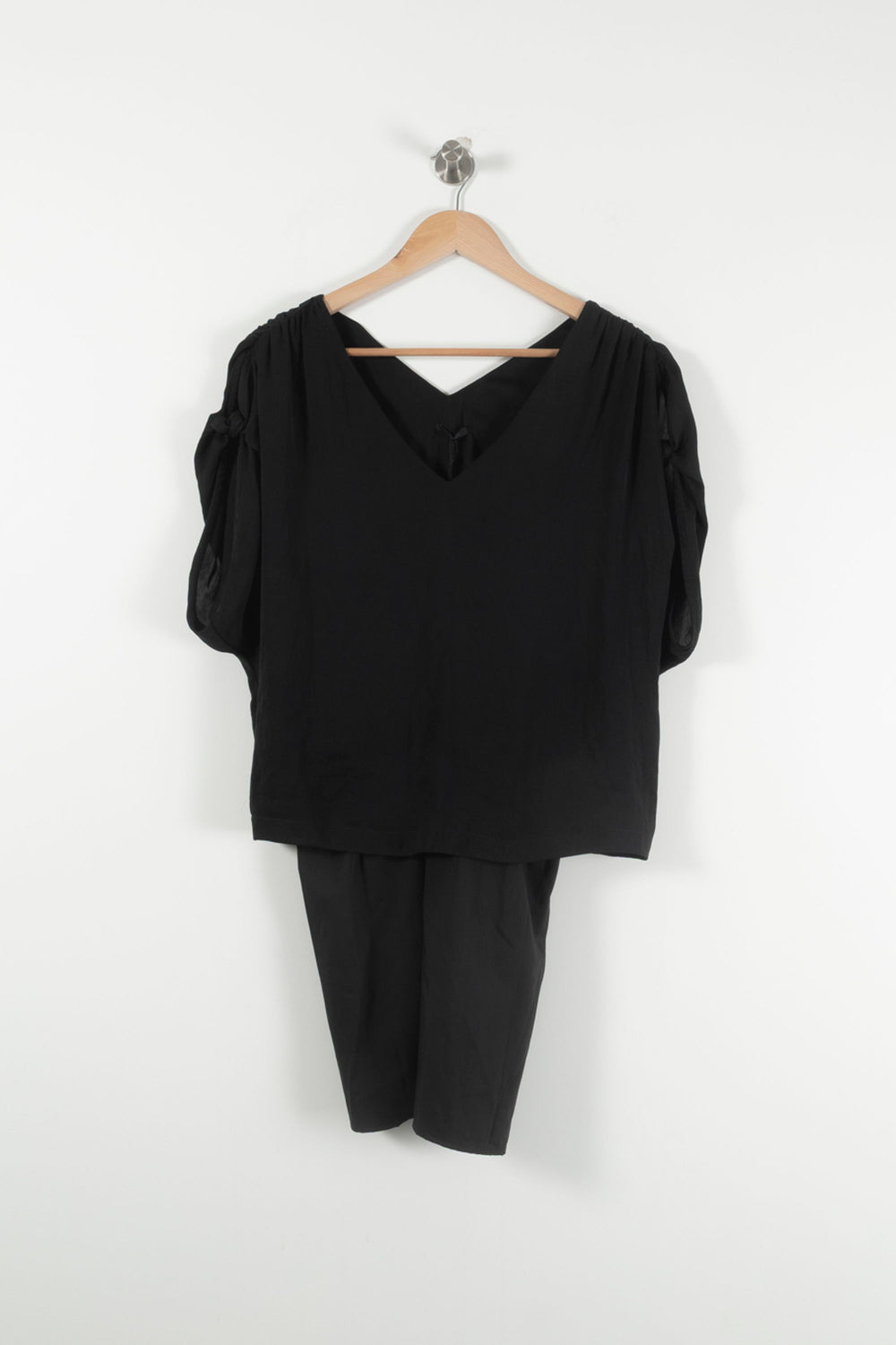 Robe Courte Noire - Taille S/36 de la marque IKKS | PARAD90336 - Vendu par Paradigme - Image 2