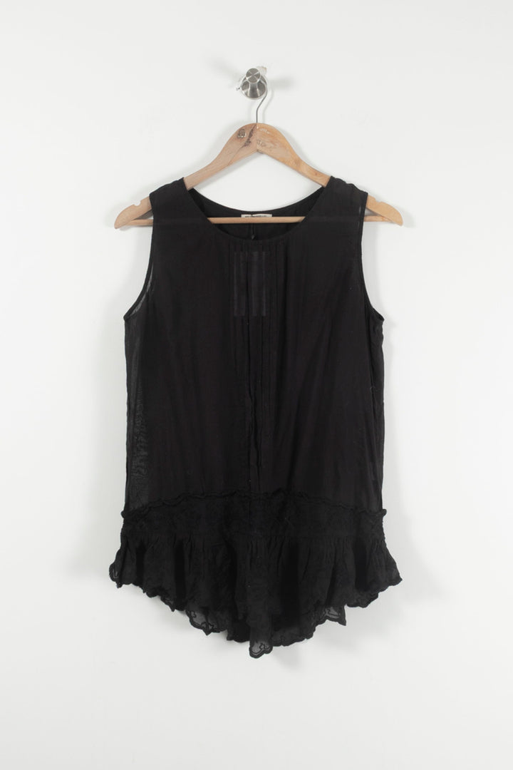 Blouse Noire - Taille S/36 de la marque Mes Demoiselles Paris | PARAD90338 - Vendu par Paradigme - Image 2