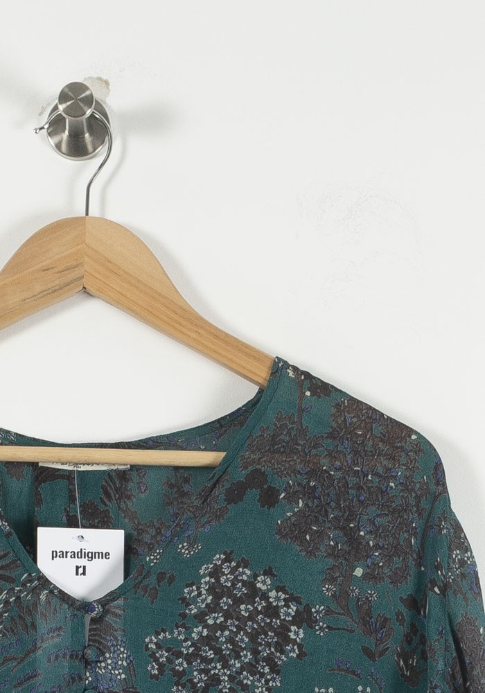 Blouse Verte et Noire - Taille T.U. de la marque Mes Demoiselles Paris | PARAD90342 - Vendu par Paradigme - Image 3