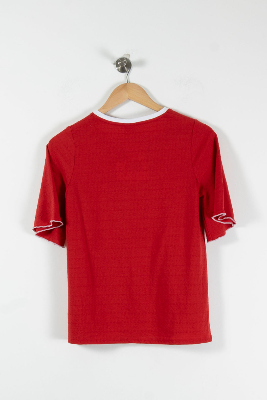 Tee-shirt Rouge et Blanc - Taille XS/34 de la marque Karl Marc John | PARAD90344 - Vendu par Paradigme - Image 4