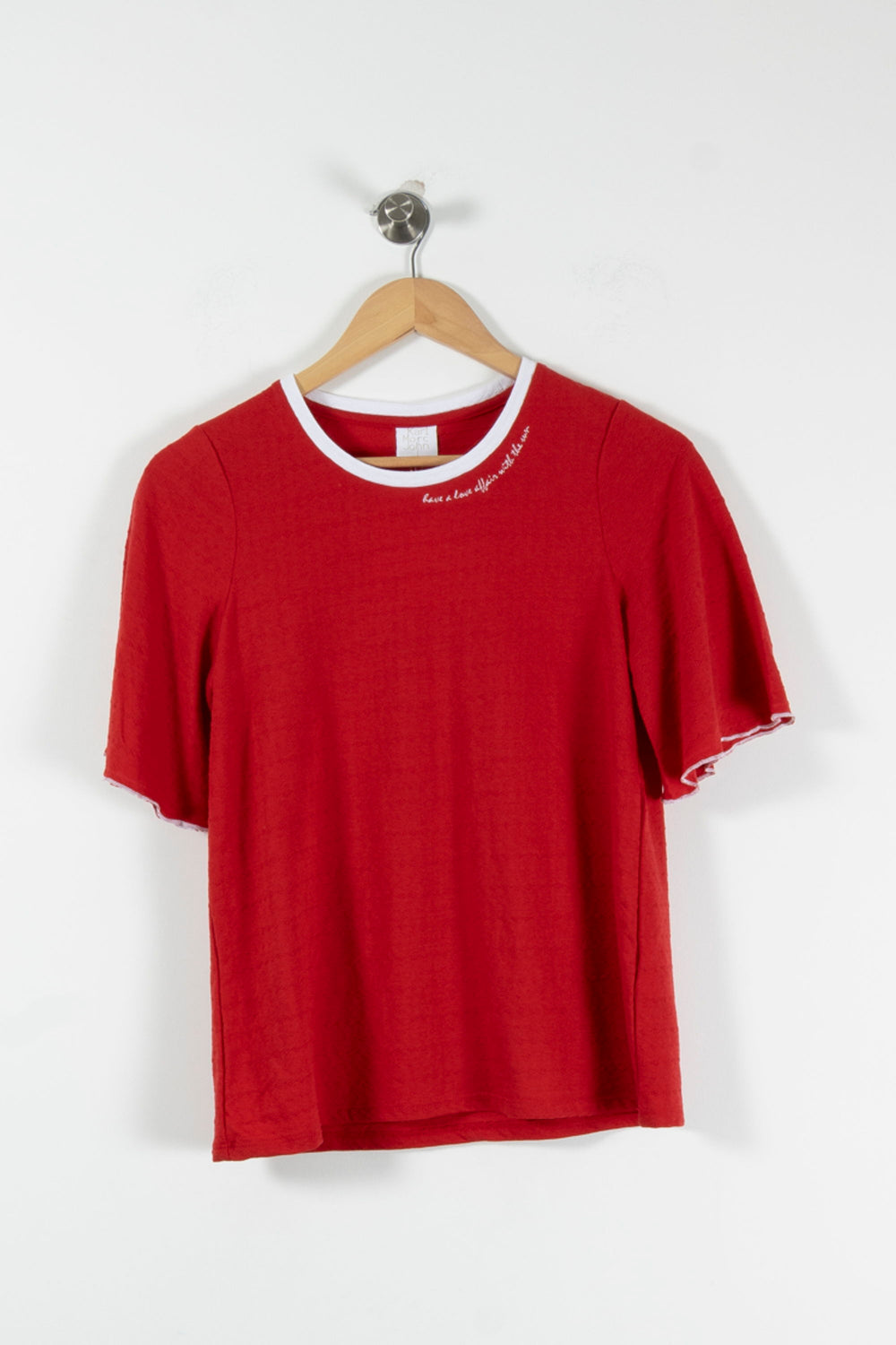 Tee-shirt Rouge et Blanc - Taille XS/34 de la marque Karl Marc John | PARAD90344 - Vendu par Paradigme - Image 2