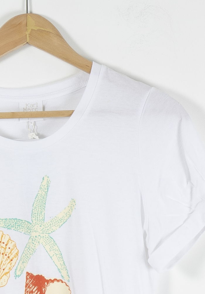 Tee-shirt Blanc - Taille S/36 de la marque Karl Marc John | PARAD90346 - Vendu par Paradigme - Image 3
