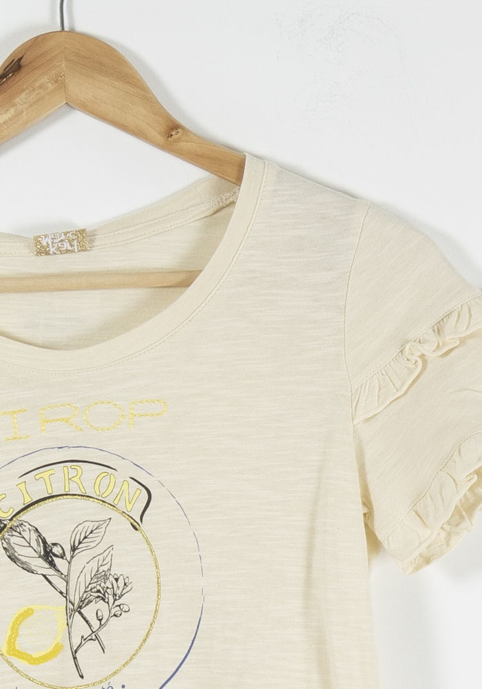 Tee-shirt Manches Courtes Beige - Taille S/36 de la marque Karl Marc John | PARAD90349 - Vendu par Paradigme - Image 3