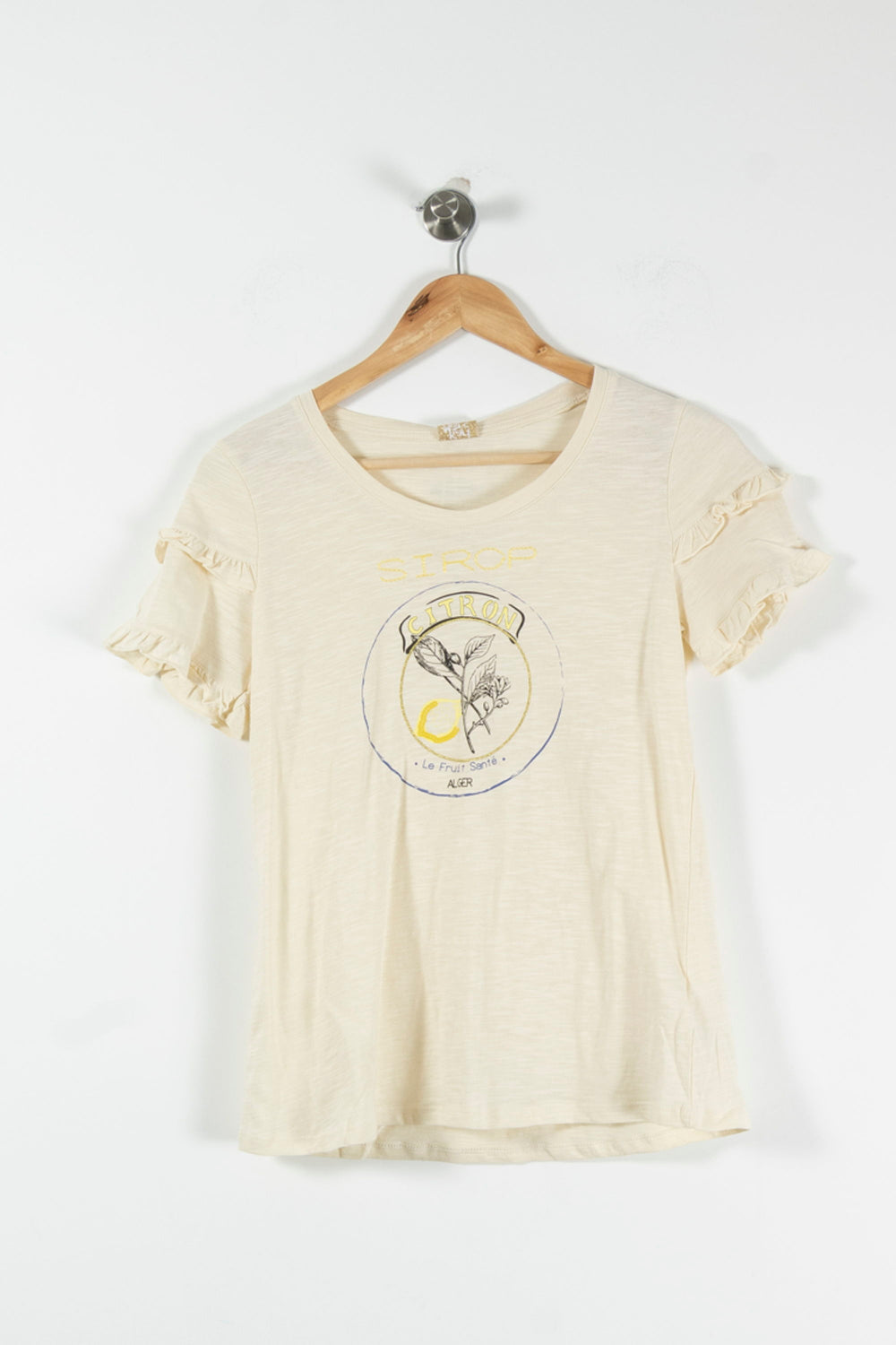 Tee-shirt Manches Courtes Beige - Taille S/36 de la marque Karl Marc John | PARAD90349 - Vendu par Paradigme - Image 2