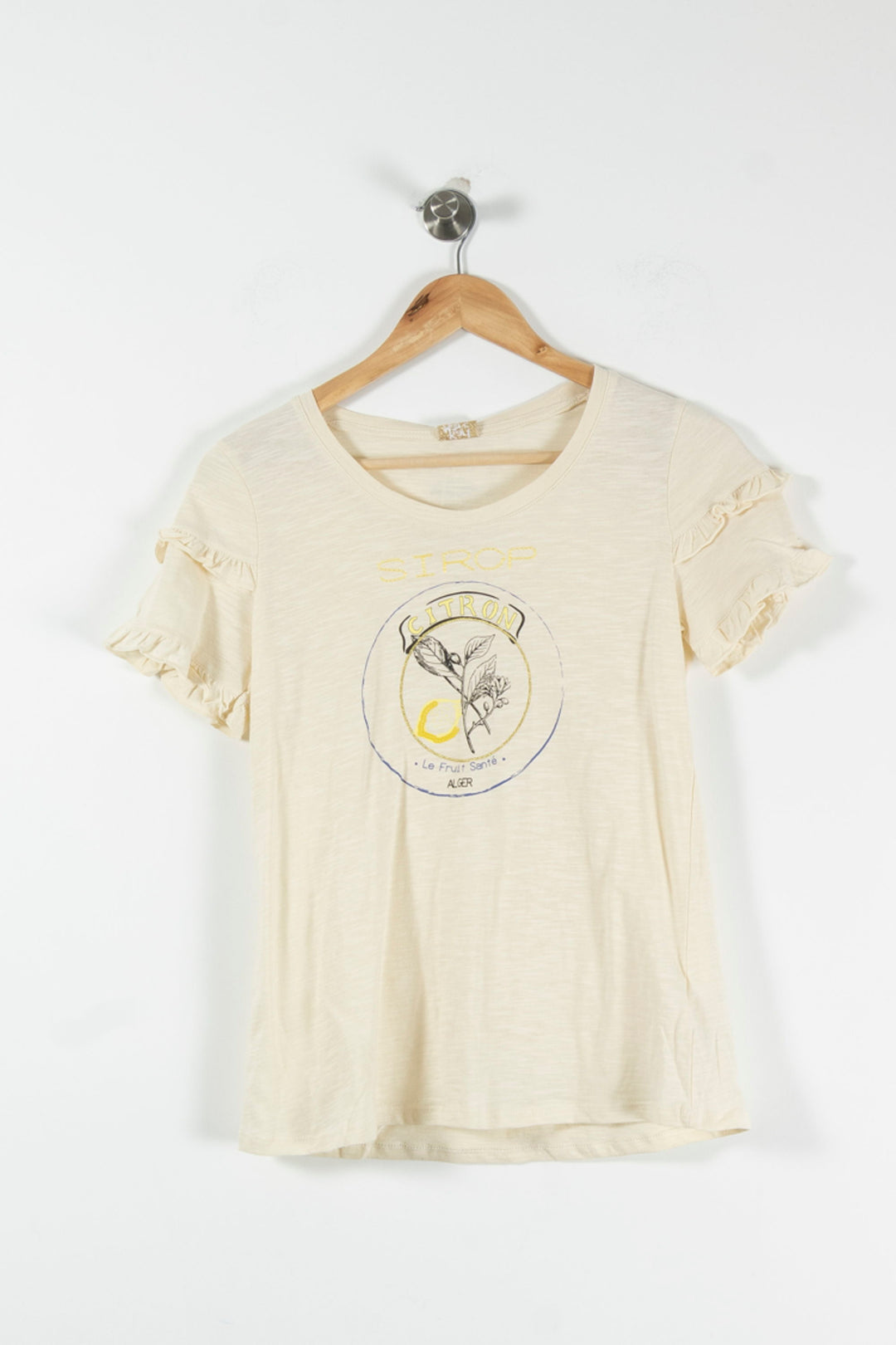 Tee-shirt Manches Courtes Beige - Taille S/36 de la marque Karl Marc John | PARAD90349 - Vendu par Paradigme - Image 2