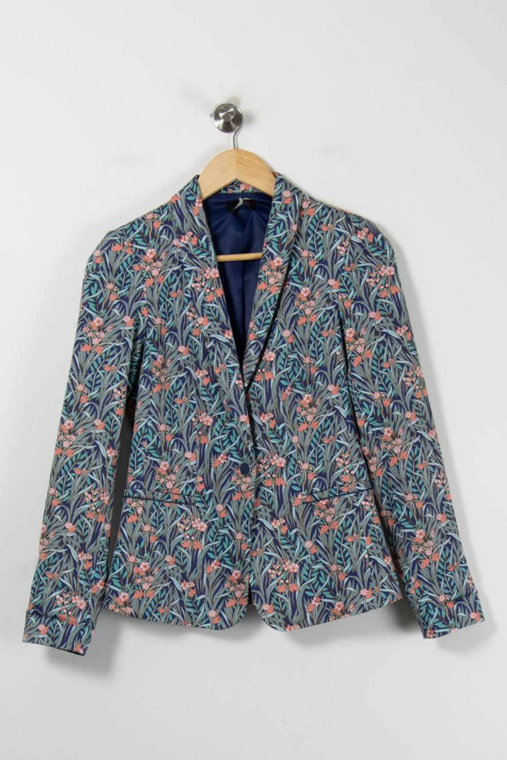 Blazer Bleu et Vert - Taille XS/34 de la marque One Step | PARAD90357 - Vendu par Paradigme - Image 2