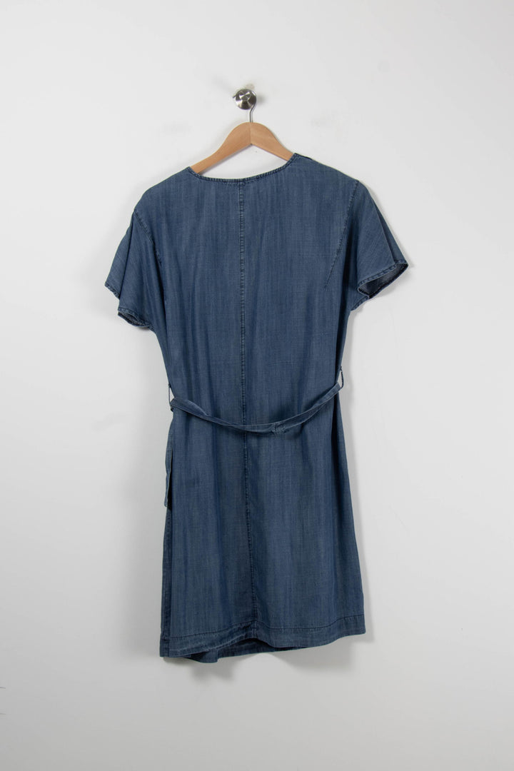 Robe Chemise Bleue - Taille S/36 de la marque La Fée Maraboutée | PARAD90362 - Vendu par Paradigme - Image 4