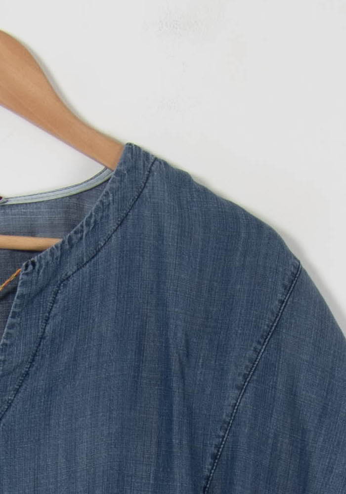Robe Chemise Bleue - Taille S/36 de la marque La Fée Maraboutée | PARAD90362 - Vendu par Paradigme - Image 3