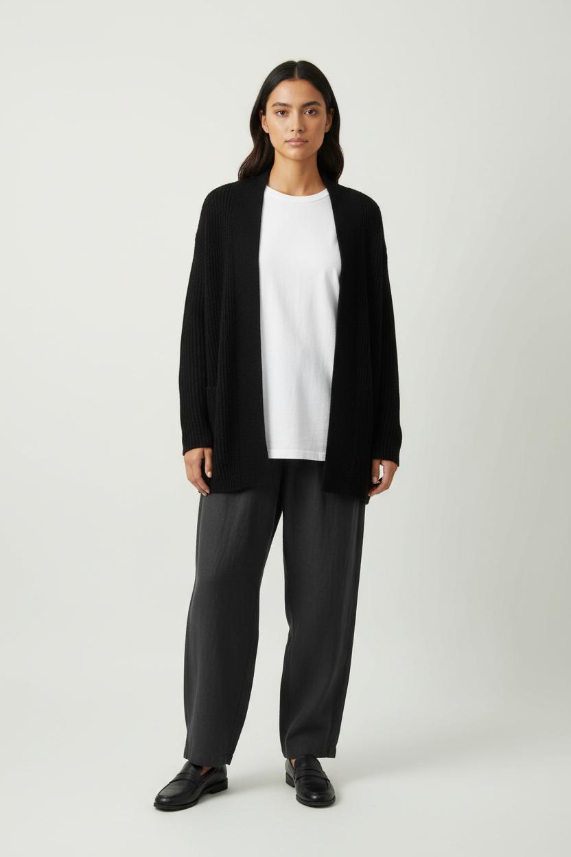 Cardigan Noir - Taille XS/34 de la marque IKKS | PARAD90368 - Vendu par Paradigme - Image 1