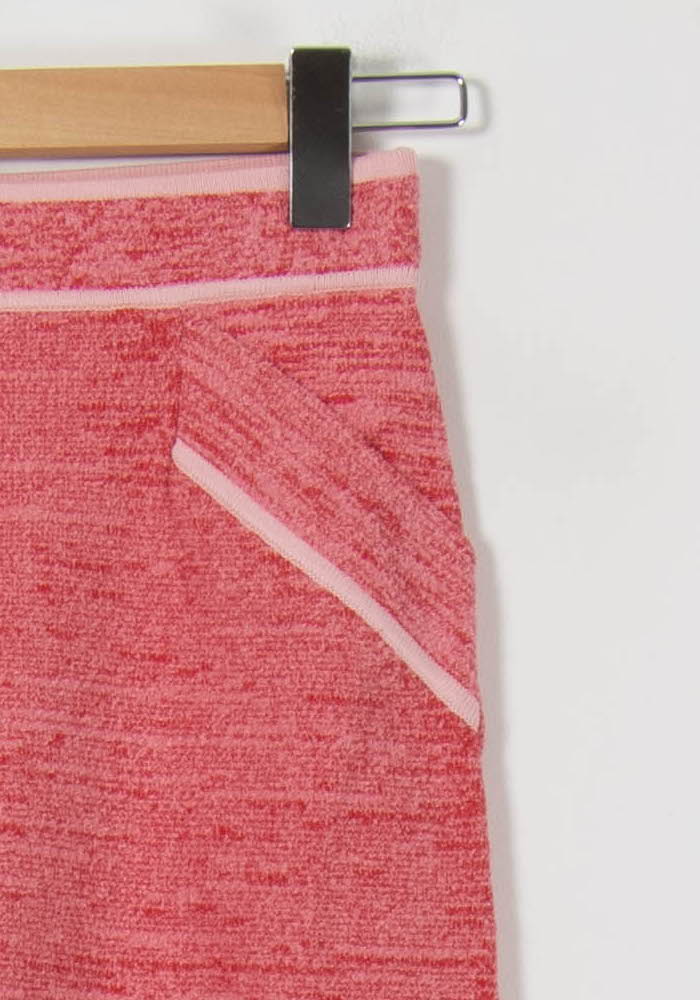 Jupe Droite Rose - Taille S/36 de la marque Claudie Pierlot | PARAD90370 - Vendu par Paradigme - Image 3