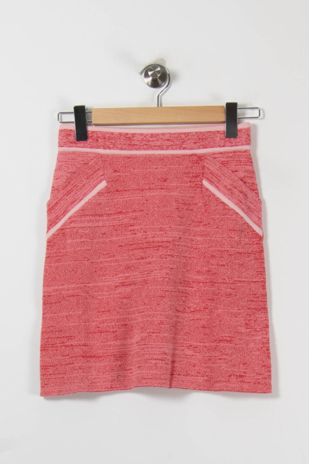 Jupe Droite Rose - Taille S/36 de la marque Claudie Pierlot | PARAD90370 - Vendu par Paradigme - Image 2