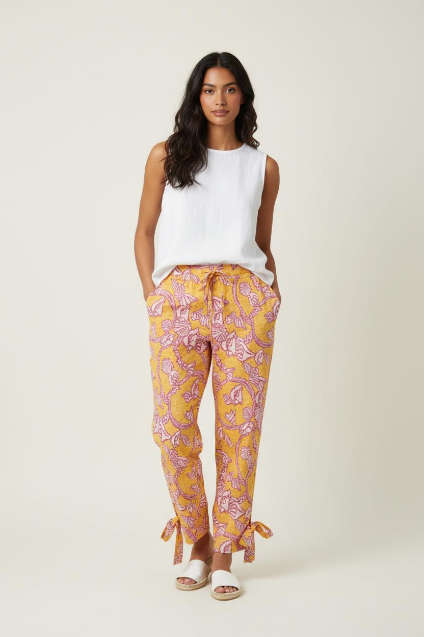 Pantalon Jaune et Rose - Taille S/36 de la marque Claudie Pierlot | PARAD90371 - Vendu par Paradigme - Image 1