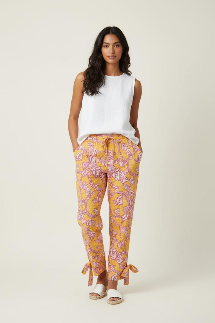 Pantalon Jaune et Rose - Taille S/36 de la marque Claudie Pierlot | PARAD90371 - Vendu par Paradigme - Image 1