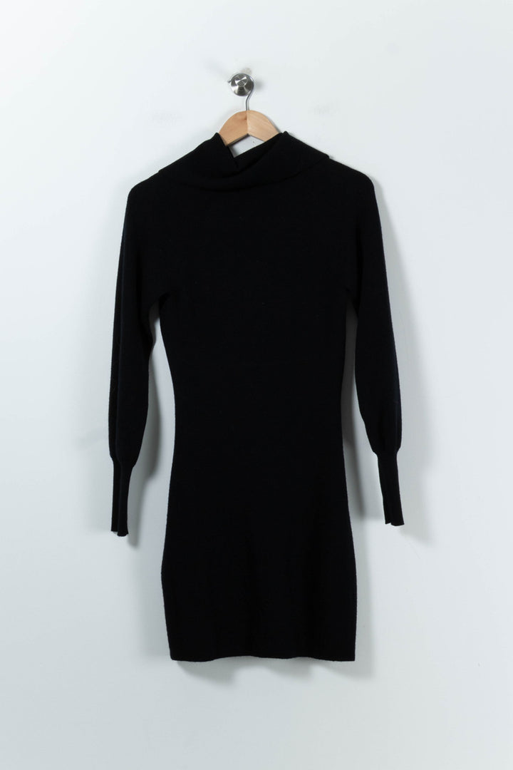 Robe Pull Noire - Taille XS/34 de la marque Comptoir des Cotonniers | PARAD90377 - Vendu par Paradigme - Image 4