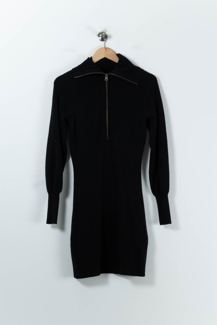 Robe Pull Noire - Taille XS/34 de la marque Comptoir des Cotonniers | PARAD90377 - Vendu par Paradigme - Image 2