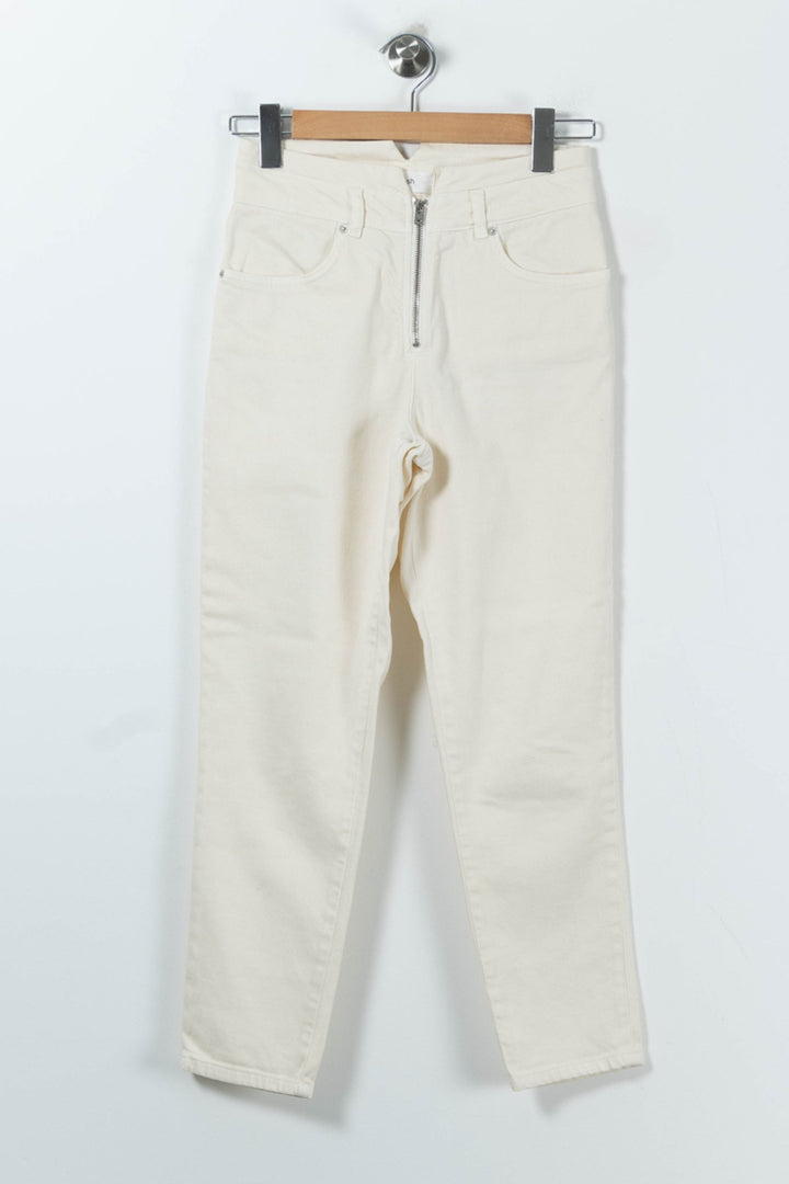 Jean Blanc - Taille XS/34 de la marque ba&sh | PARAD90383 - Vendu par Paradigme - Image 2