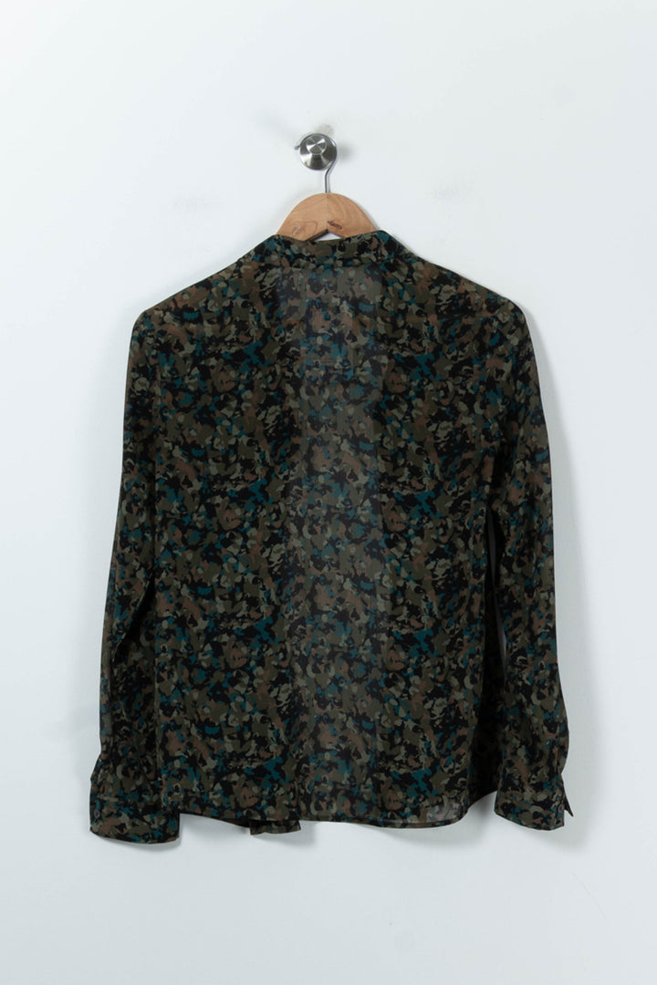 Chemise Verte et Noire - Taille S/36 de la marque IKKS | PARAD90384 - Vendu par Paradigme - Image 4