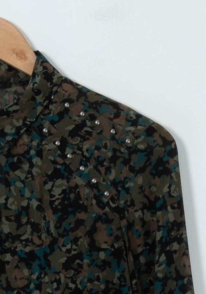 Chemise Verte et Noire - Taille S/36 de la marque IKKS | PARAD90384 - Vendu par Paradigme - Image 3