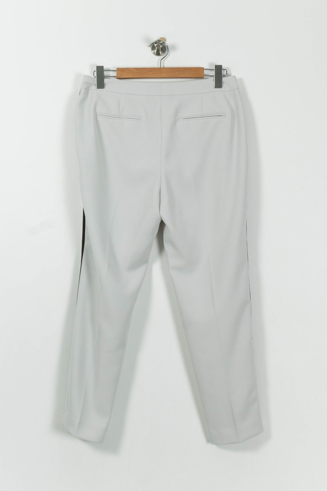 Pantalon De Tailleur Blanc et Noir - Taille XL/42 de la marque Maison 123 | PARAD90393 - Vendu par Paradigme - Image 4