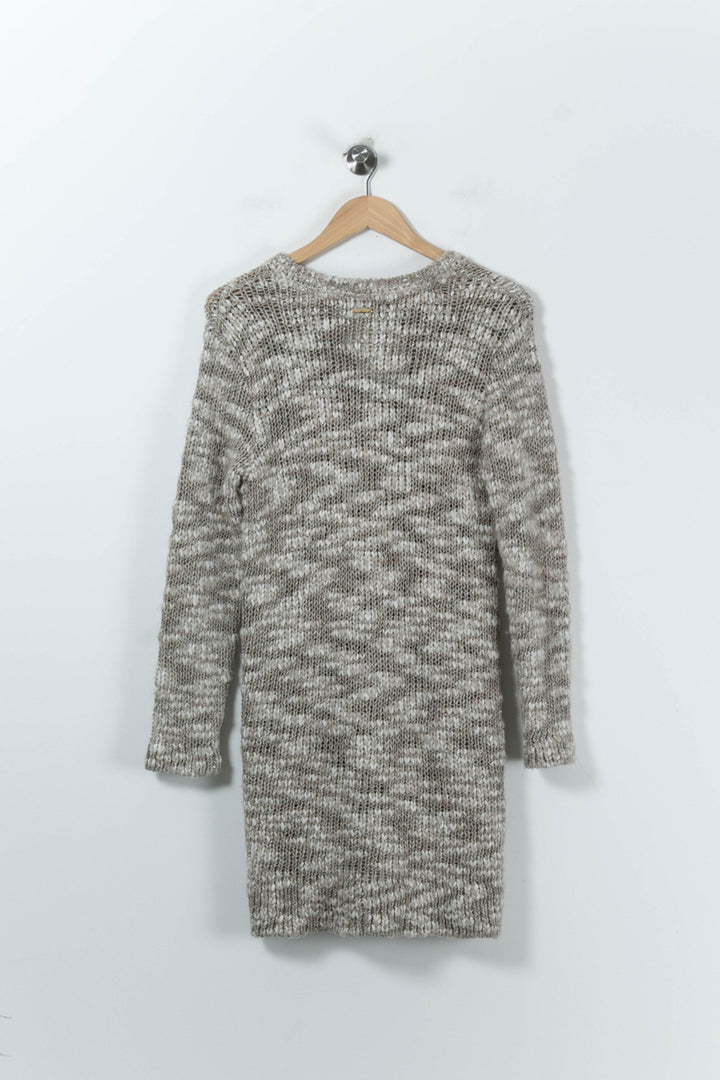 Cardigan Beige et Blanc - Taille XS/34 de la marque One Step | PARAD90414 - Vendu par Paradigme - Image 4