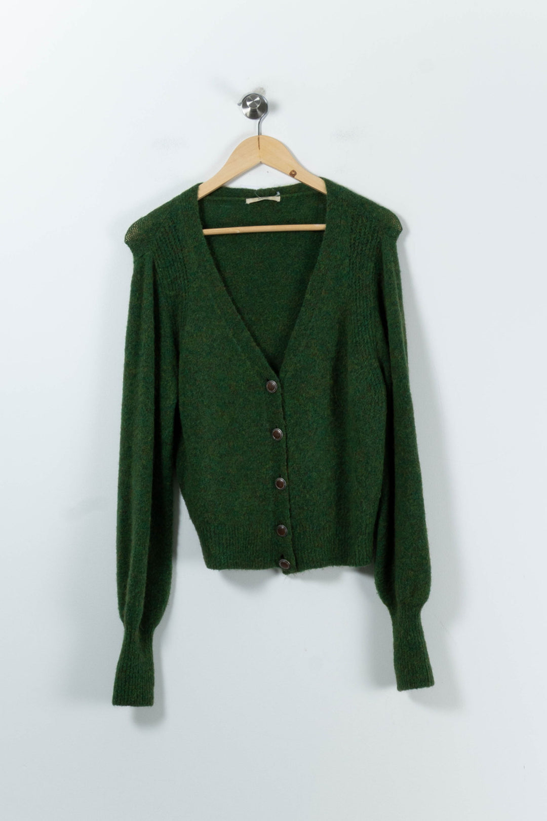 Cardigan Vert - Taille XS/34 de la marque Sessùn | PARAD90415 - Vendu par Paradigme - Image 2