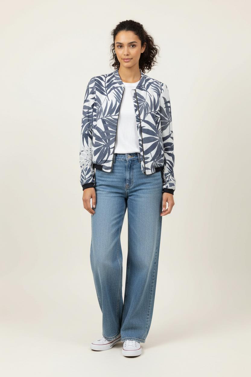 Blouson Bleu et Blanc - Taille XS/34 de la marque I.Code | PARAD90416 - Vendu par Paradigme - Image 1