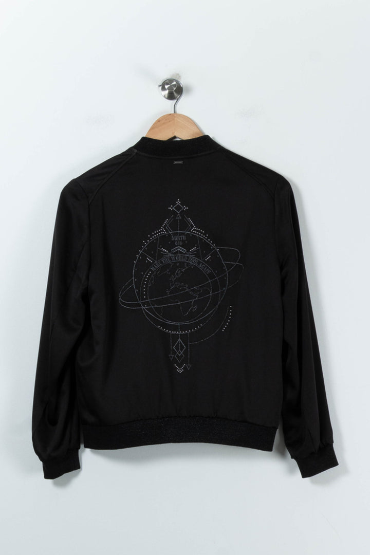 Blouson Noir - Taille S/36 de la marque IKKS | PARAD90419 - Vendu par Paradigme - Image 4