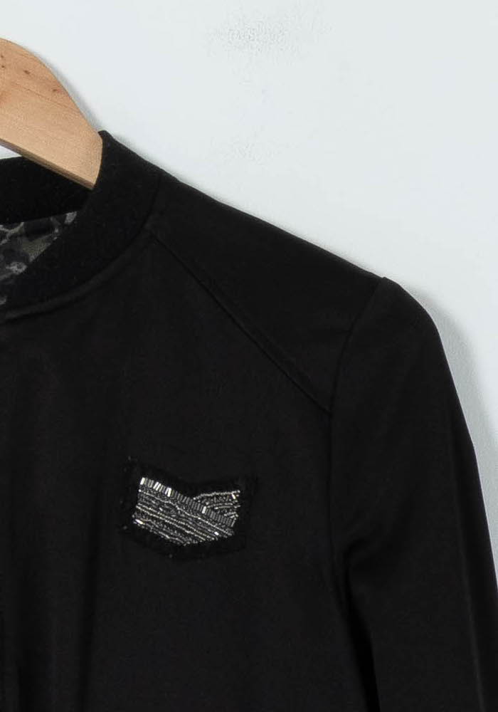 Blouson Noir - Taille S/36 de la marque IKKS | PARAD90419 - Vendu par Paradigme - Image 3