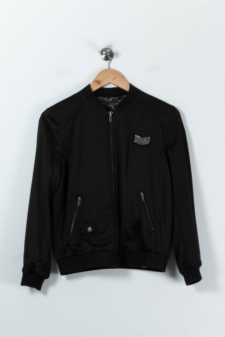 Blouson Noir - Taille S/36 de la marque IKKS | PARAD90419 - Vendu par Paradigme - Image 2