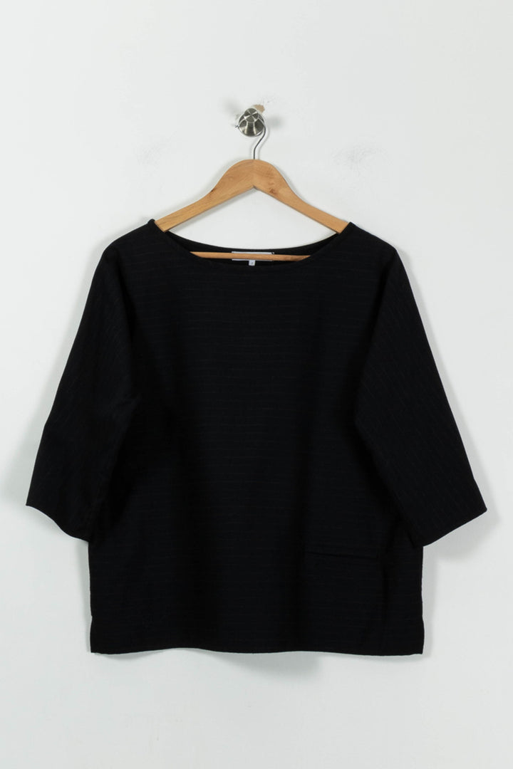 Blouse Noire - Taille M/38 de la marque Gerard Darel | PARAD90420 - Vendu par Paradigme - Image 2