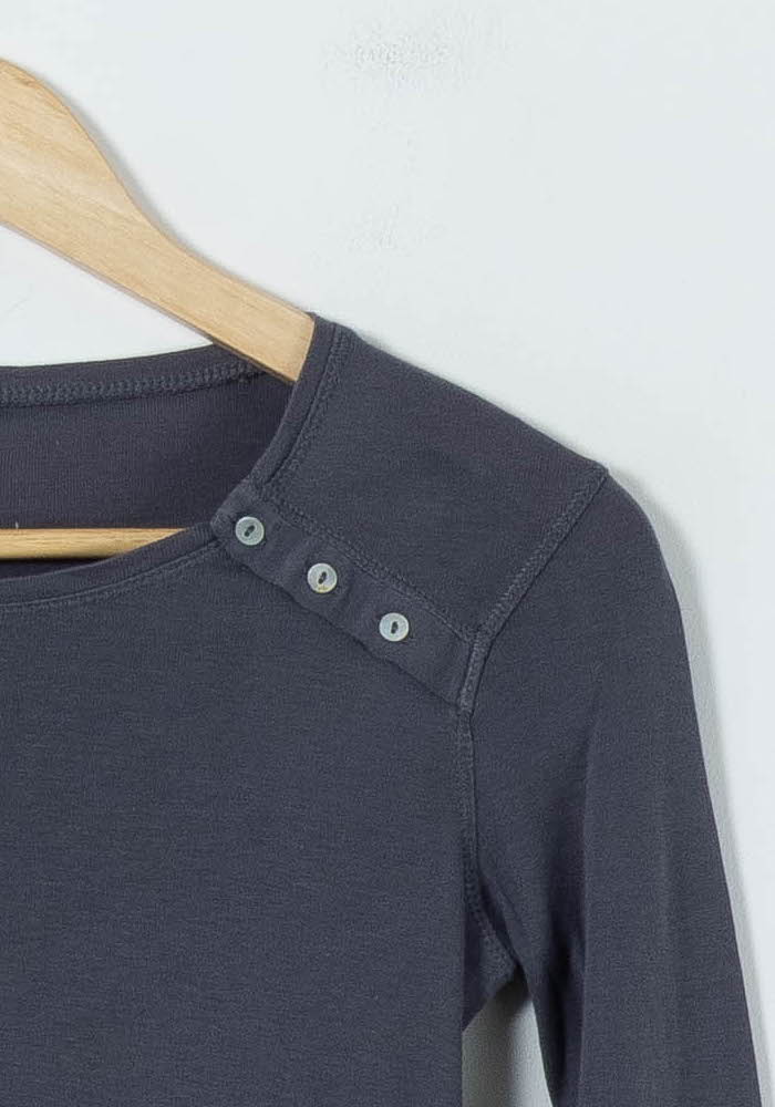 T-shirt Manches Longues Gris - Taille L/40 de la marque Caroll | PARAD90424 - Vendu par Paradigme - Image 3