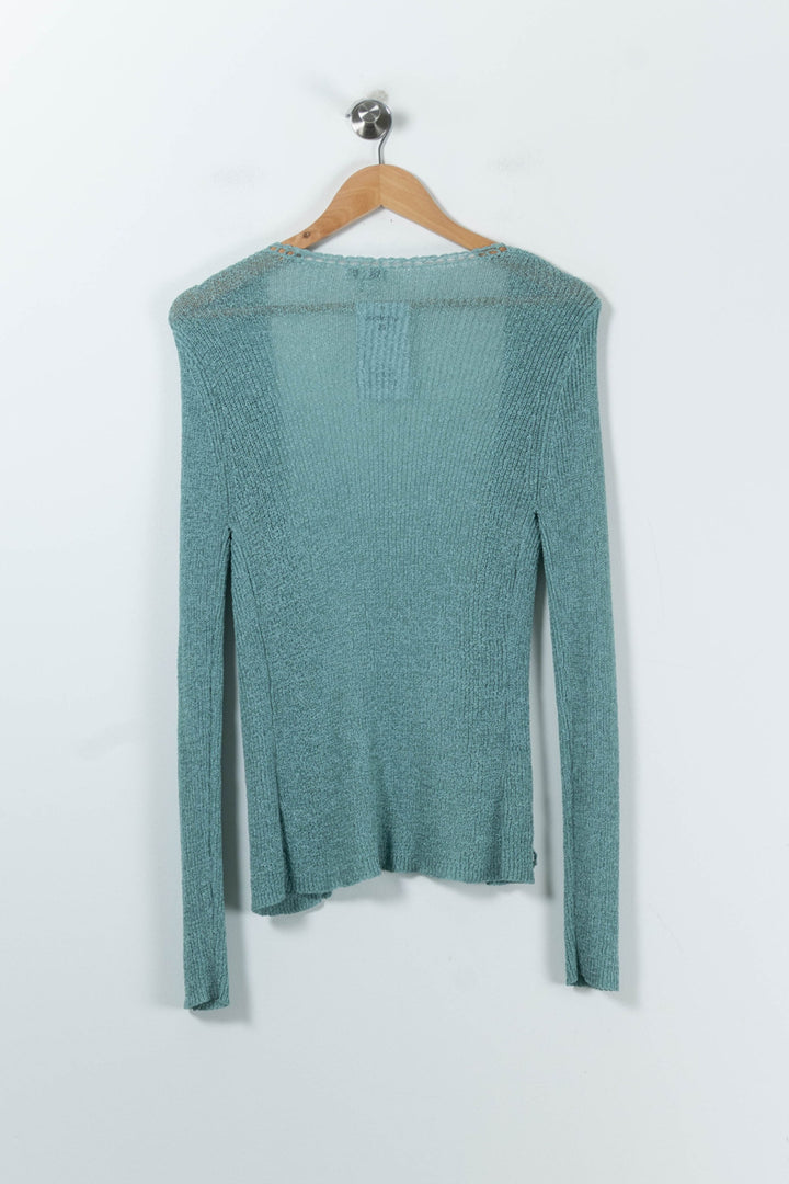 Cardigan Vert - Taille M/38 de la marque Maison 123 | PARAD90431 - Vendu par Paradigme - Image 4