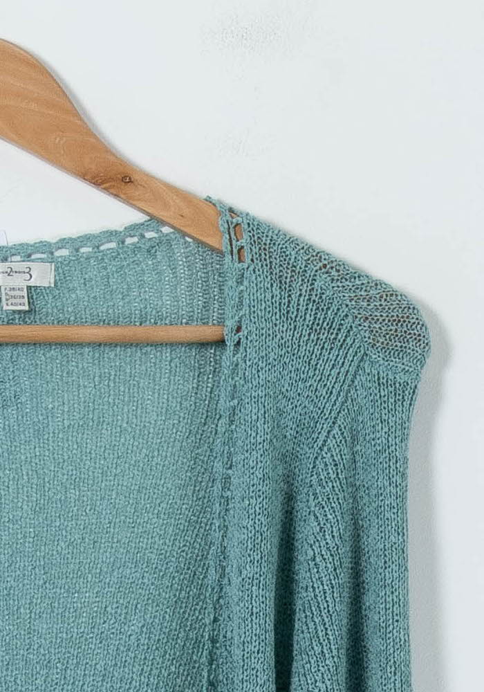 Cardigan Vert - Taille M/38 de la marque Maison 123 | PARAD90431 - Vendu par Paradigme - Image 3