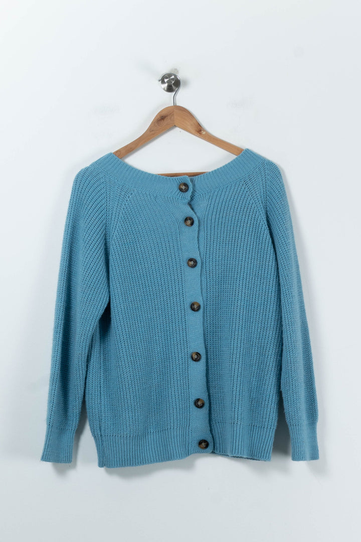 Pull Bleu - Taille S/36 de la marque La Fée Maraboutée | PARAD90435 - Vendu par Paradigme - Image 4