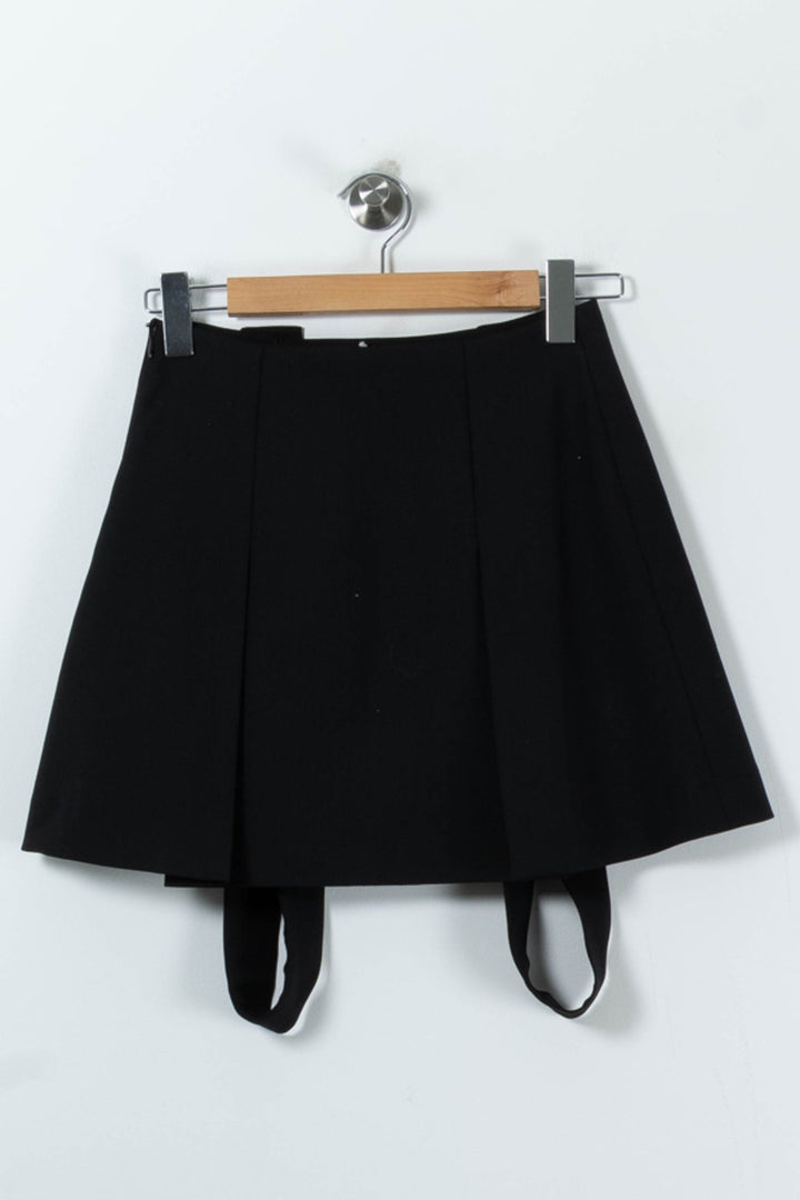 Jupe Patineuse Noire - Taille XS/34 de la marque Claudie Pierlot | PARAD90455 - Vendu par Paradigme - Image 4