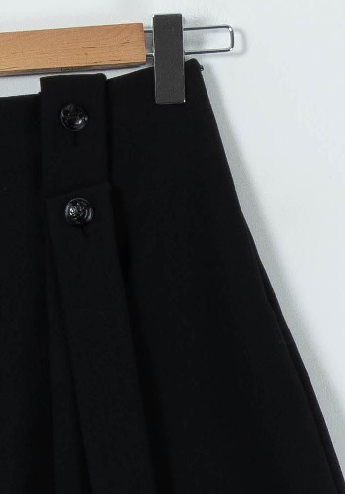 Jupe Patineuse Noire - Taille XS/34 de la marque Claudie Pierlot | PARAD90455 - Vendu par Paradigme - Image 3