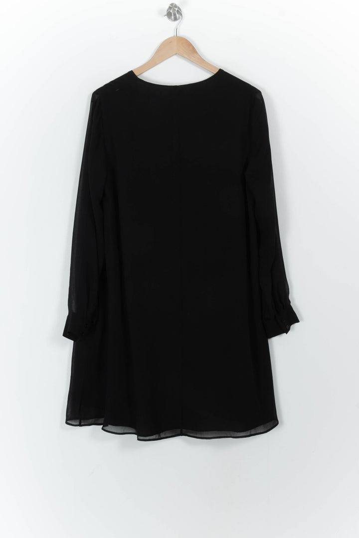 Robe Midi Noire - Taille L/40 de la marque Claudie Pierlot | PARAD90468 - Vendu par Paradigme - Image 4