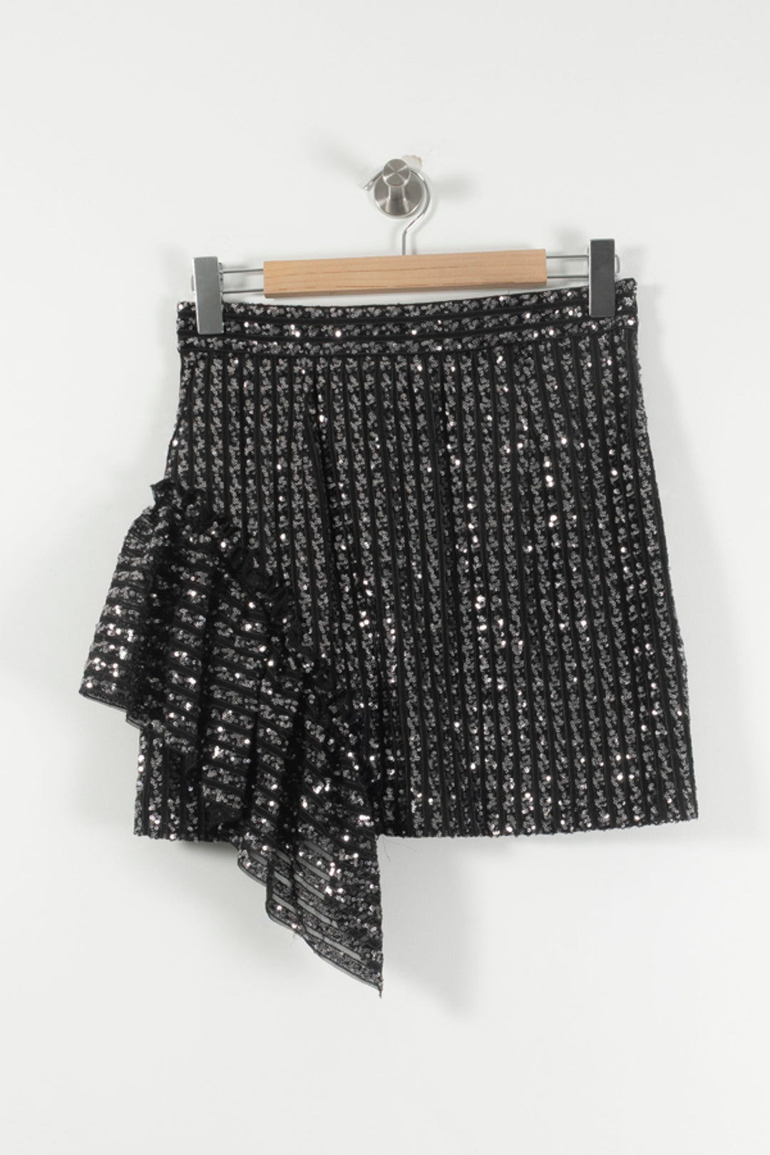 Jupe Courte Noire - Taille L/40 de la marque Sandro | PARAD90484 - Vendu par Paradigme - Image 4
