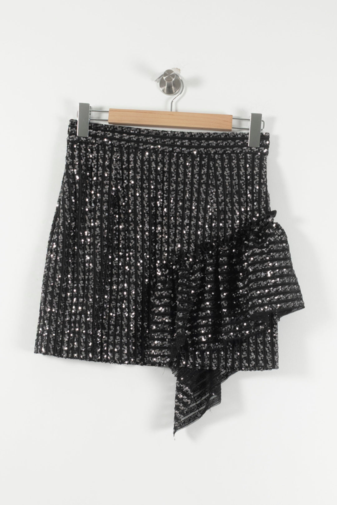Jupe Courte Noire - Taille L/40 de la marque Sandro | PARAD90484 - Vendu par Paradigme - Image 2