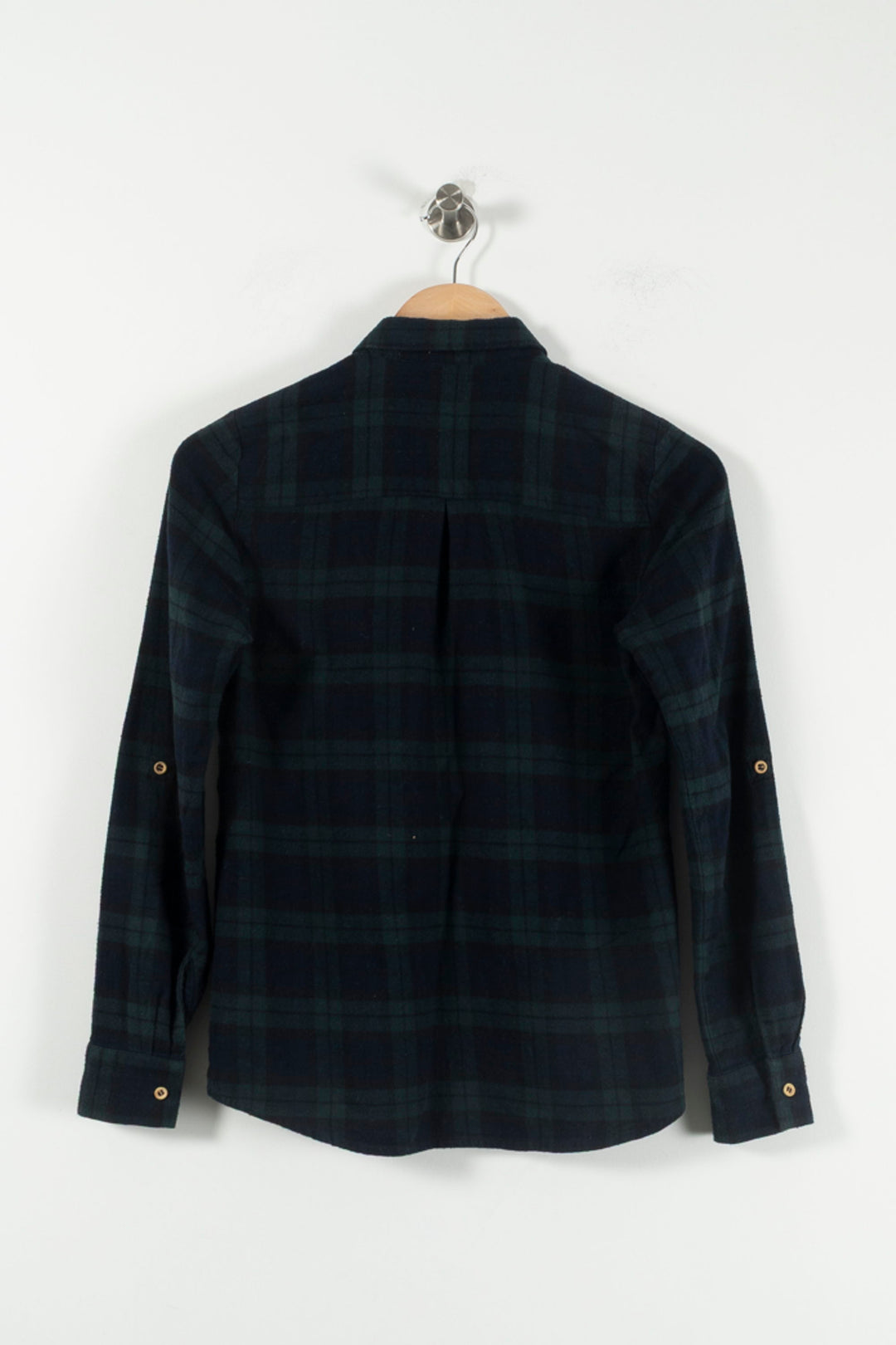 Chemise à Carreaux Bleue et Verte - Taille XS/34 de la marque Sézane | PARAD90486 - Vendu par Paradigme - Image 4