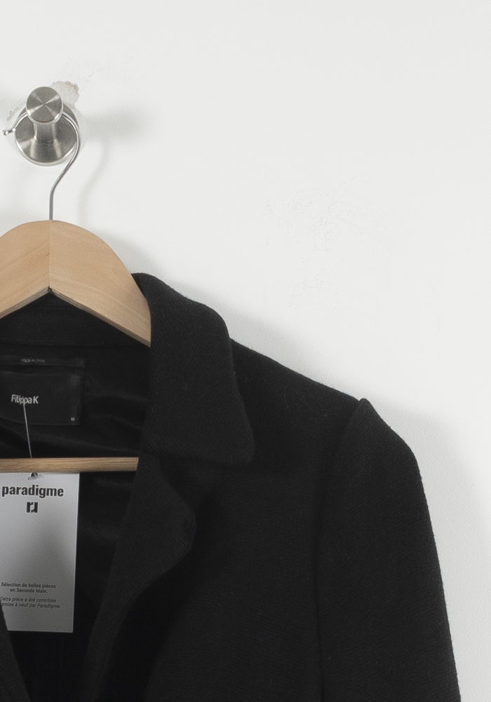 Veste Noire - Taille M/38 de la marque Filippa K | PARAD90487 - Vendu par Paradigme - Image 3