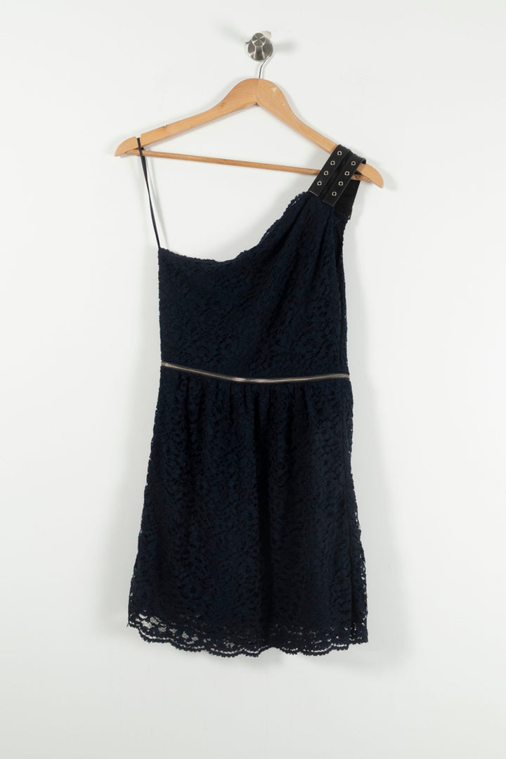 Robe Asymétrique Bleue - Taille S/36 de la marque The Kooples | PARAD90498 - Vendu par Paradigme - Image 4