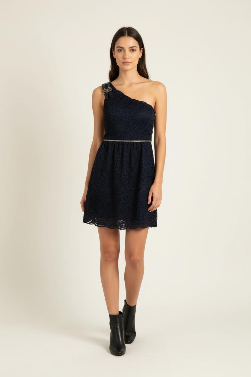 Robe Asymétrique Bleue - Taille S/36 de la marque The Kooples | PARAD90498 - Vendu par Paradigme - Image 1