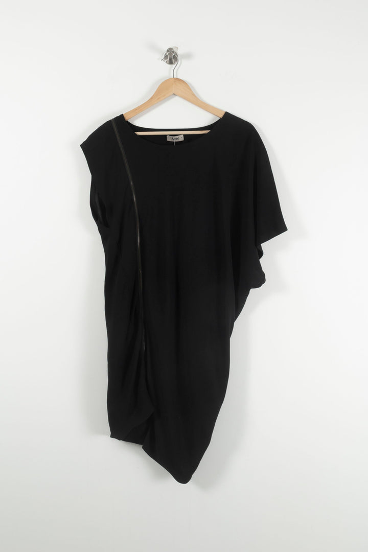 Robe Asymétrique Noire - Taille S/36 de la marque Acne Studios | PARAD90499 - Vendu par Paradigme - Image 2