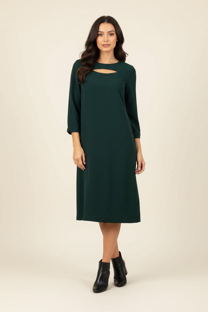 Robe Midi Verte - Taille M/38 de la marque IKKS | PARAD90505 - Vendu par Paradigme - Image 1