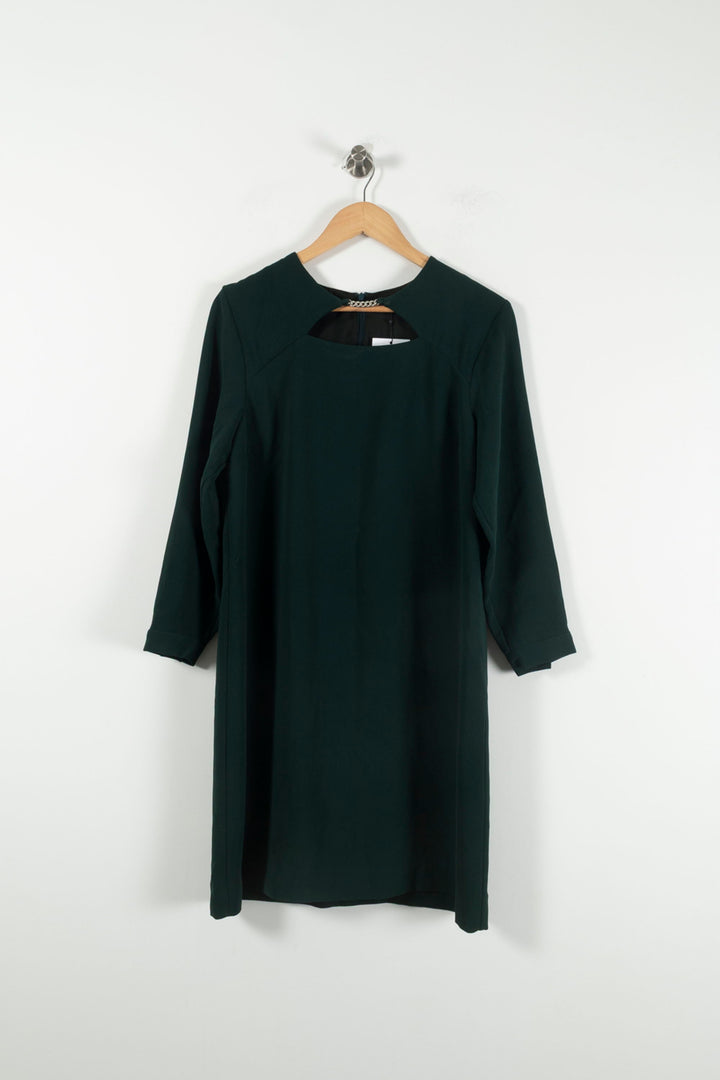 Robe Midi Verte - Taille M/38 de la marque IKKS | PARAD90505 - Vendu par Paradigme - Image 2