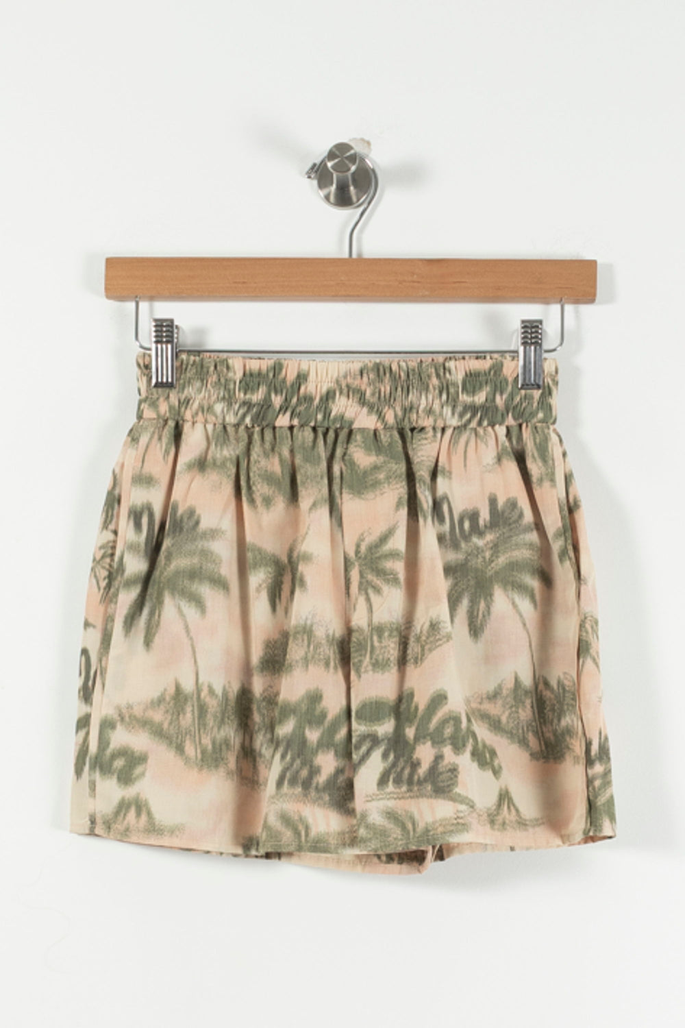 Short Beige et Vert - Taille XS/34 de la marque Maje | PARAD90513 - Vendu par Paradigme - Image 2