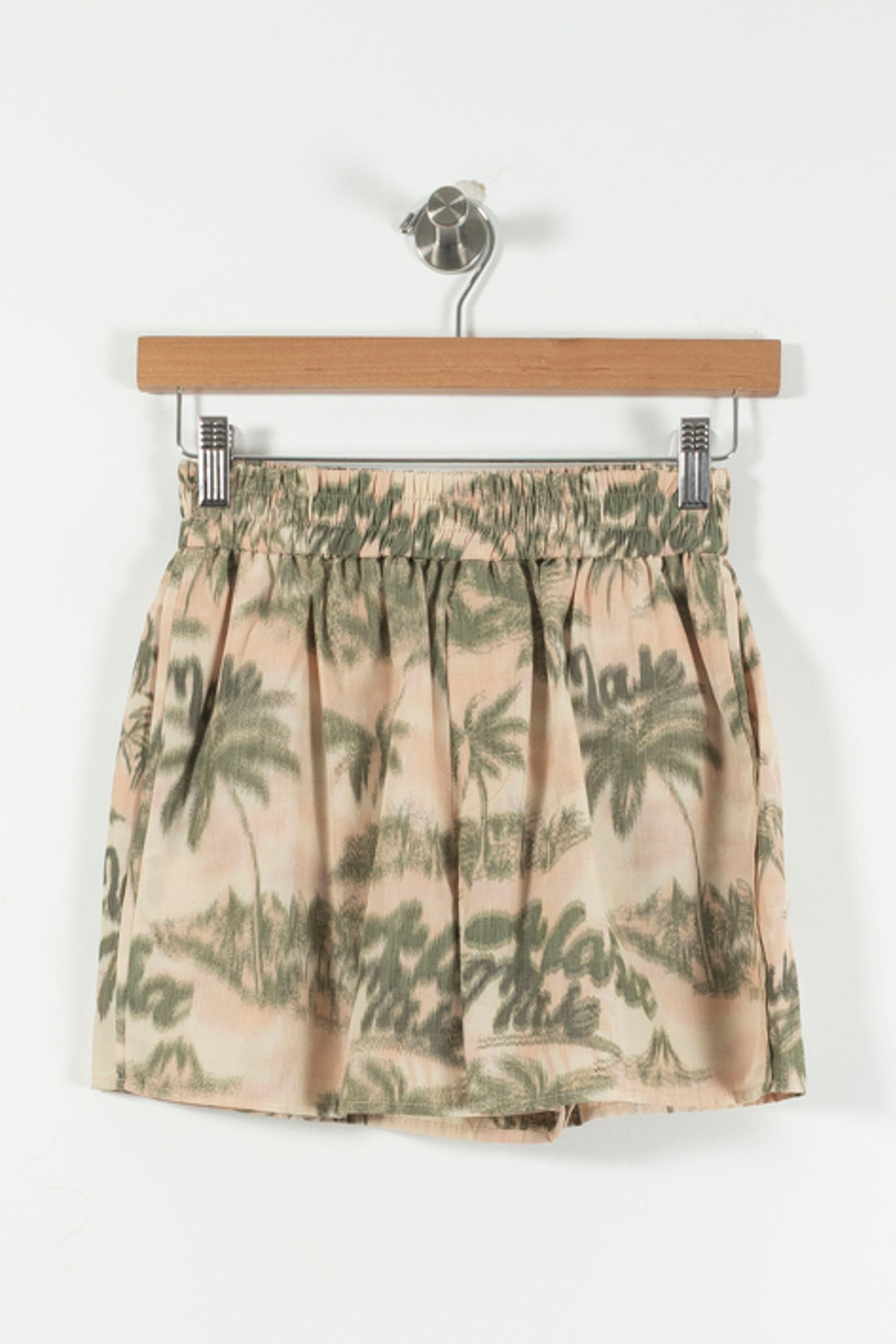 Short Beige et Vert - Taille XS/34 de la marque Maje | PARAD90513 - Vendu par Paradigme - Image 2