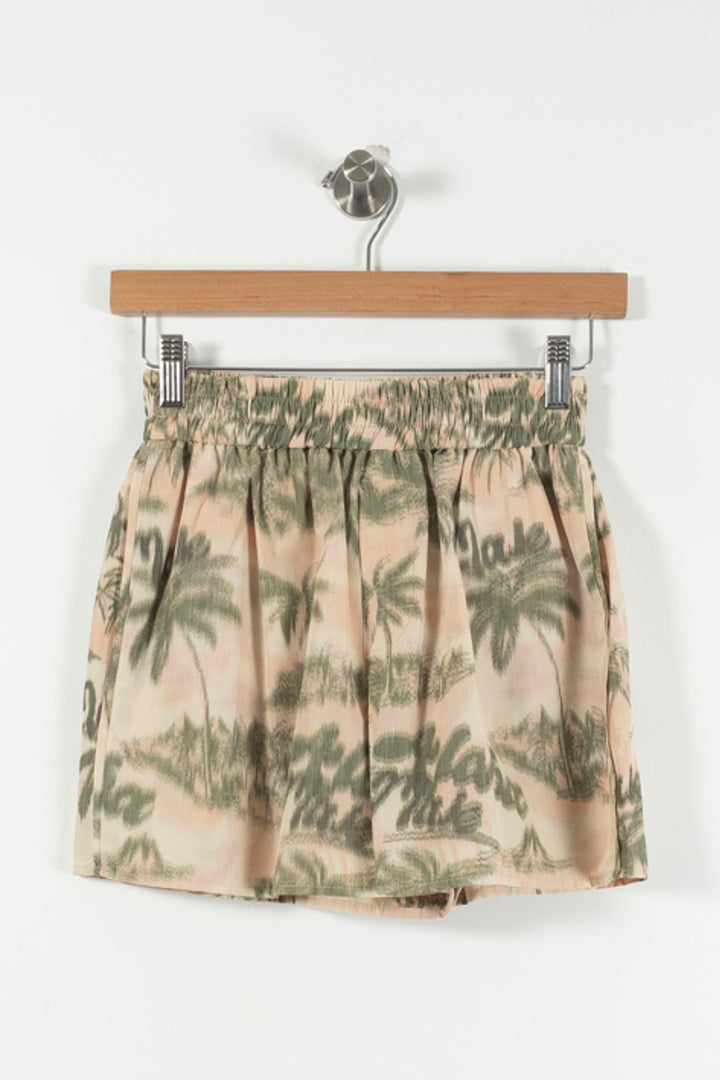 Short Beige et Vert - Taille XS/34 de la marque Maje | PARAD90513 - Vendu par Paradigme - Image 2