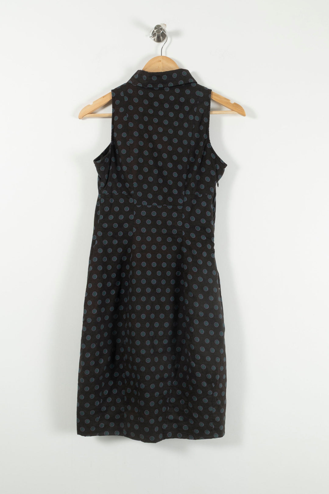 Robe Sans Manches Noire à Pois Bleus - Taille S/36 de la marque One Step | PARAD90519 - Vendu par Paradigme - Image 4